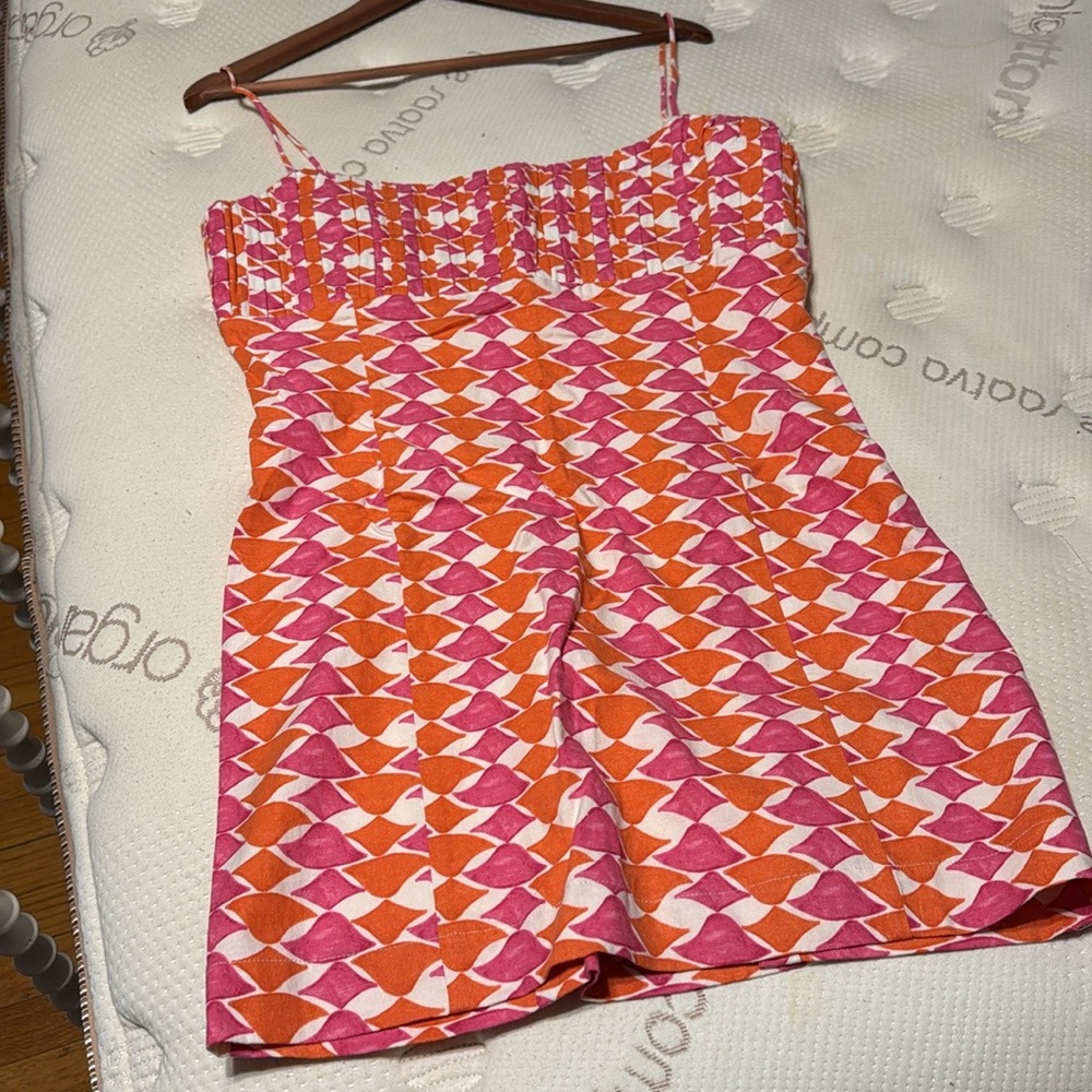 ✨ Anthropologie Ophelia Sleeveless Linen Slim Mini Dress - Picture 6 of 9